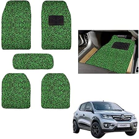 Selifaur Rubber Car Floor Mat Carpet for Renault KWID Climber (Black ...