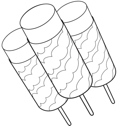 Popsicle Coloring Page at GetColorings.com | Free printable colorings ...