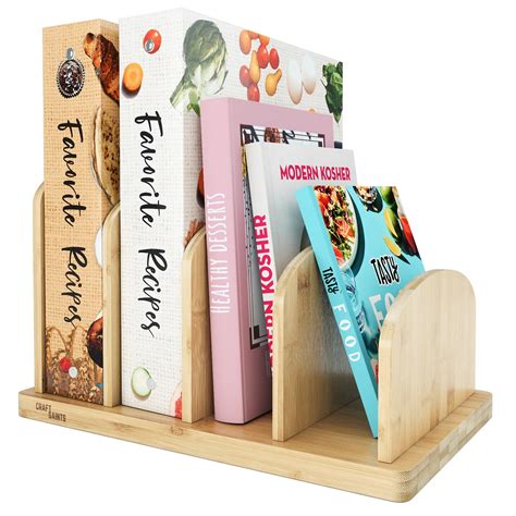 Amazon.com: Cook Book Organizer, Recipe Book Holder Rack, Tabletop Stand for Convenient Cookbook ...