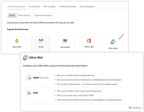 Configuring IMAP Account