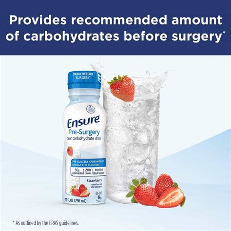 Ensure Pre-Surgery Clear Carbohydrate Drink