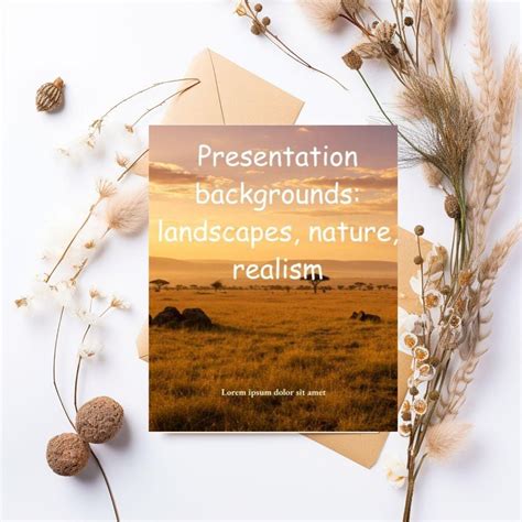 Landscape Google Slides Template - Nature Presentation Backgrounds ...