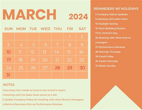 April 2024 Calendar With Holidays - Download in Word, Illustrator, EPS ...