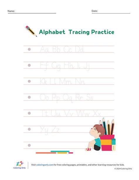Free Alphabet Tracing Sheets: Download & Practice Now!