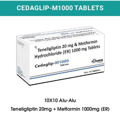 CEDAGLIP-M 1000 Tablets Chemo Biological