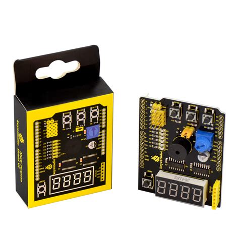 Buy KEYESTUDIO Multi-Purpose Shield V2 with 4-Digit LED Display Module ...