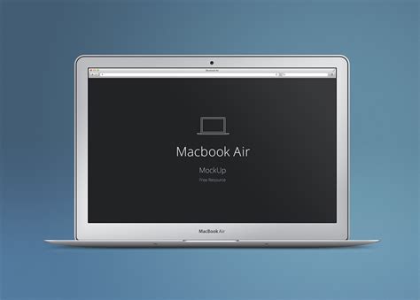Macbook Air Psd MacBook Air PSD Mockup Graphberry.com