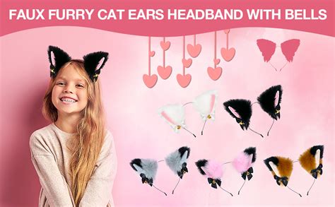 Buy TOPPROSPER Fox Cat Ears Anime Cosplay - Animal Wolf Headwear ...