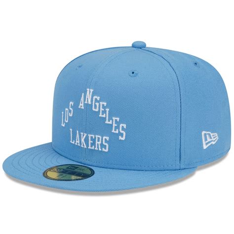 Buy Mens New Era Light Blue Los Angeles Lakers 202122 City Edition ...