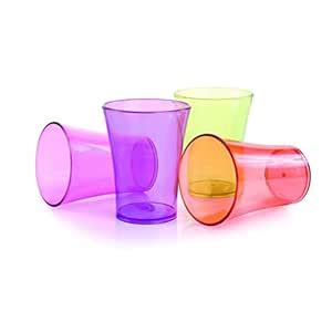 Buy Ally Store Multicolour Unbreakable ABS Poly Carbonate Plastic Glass ...