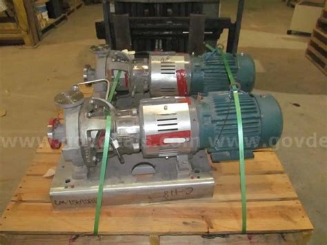 Lot of 2 Flowserve MK3 Lo Flow Pumps | GovDeals