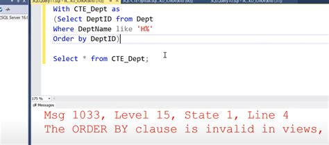 Image result for T-SQL CTE Explained