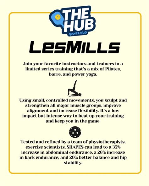 Fitness – The HUB Sports Club – The HUB Pickleball