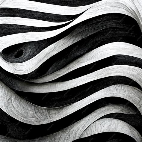 Premium AI Image | Modern abstract dynamic shapes black and white ...