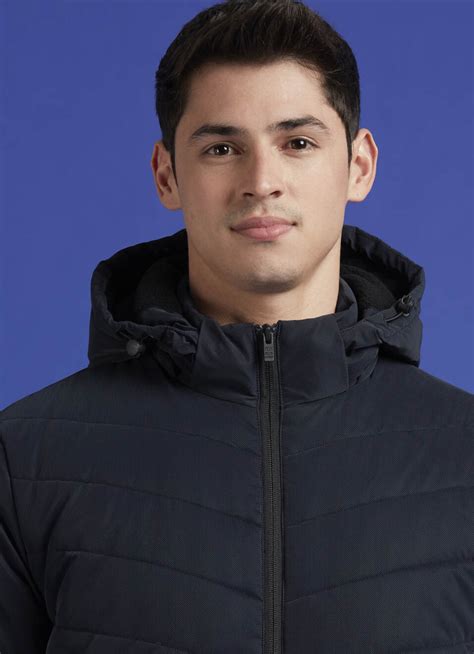 Navy Full Sleeve Hooded Jacket | Pepe Jeans India