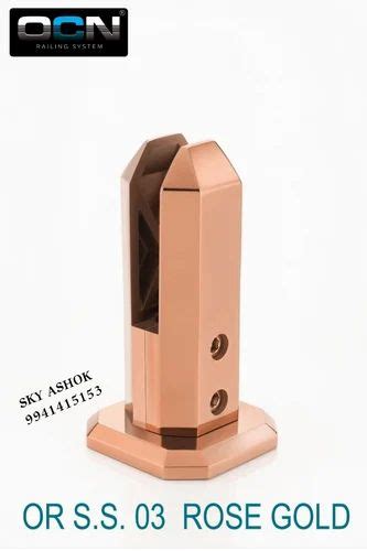 Aluminium Railing - Rose Gold Pvd Coated Glass Railing Service Provider ...