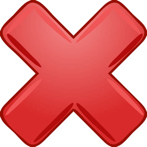 X mark Clip art - Red Cross Mark PNG Transparent Images png download ...