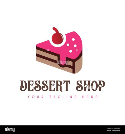 Sweet dessert shop logo Cut Out Stock Images & Pictures - Alamy
