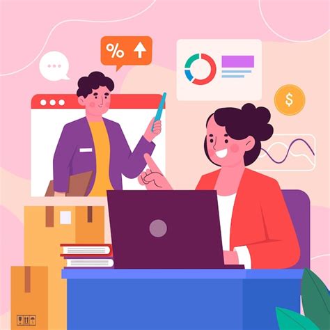Online Business Illustration 的图像结果