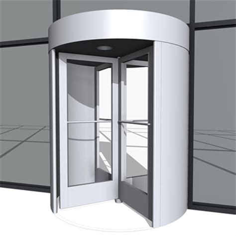 BIM objects - Free download! Revolving Door, Custom Crane 3000 Series ...