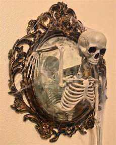 7 Ways To Decorate With Skulls Skeletons by Skeleton Mirror Diy Decoration 7 Ways To Decorate With Skulls Skeletons