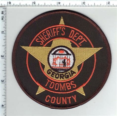 Toombs County Sheriff's Department (Georgia) Shoulder Patch | eBay