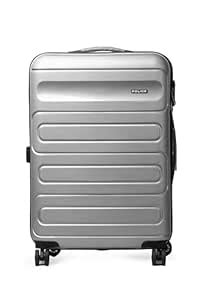 Police Novex Luggage Trolley Bag Grey Colour | 24 Inches Lightweight ...