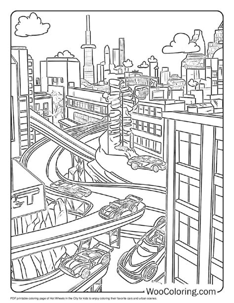 100+ Hot Wheels coloring pages (Free PDF To Print) | Woo Coloring