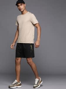 HRX by Hrithik Roshan Solid Men Black Regular Shorts - Buy HRX by ...