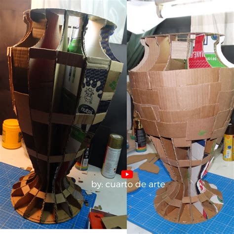 Construction process champions league trophy | Champions league trophy, Piñatas, Paper mache