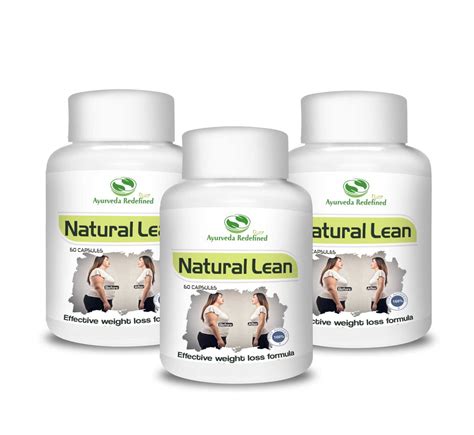 Ayurveda Redefined Natural Lean Capsules Combo Pack of 3 Bottles ...