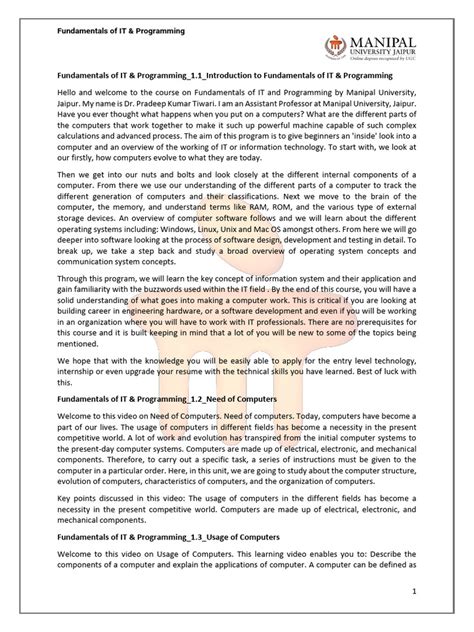 Image result for Computer Programming Unit 1