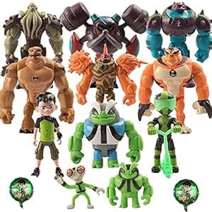 Buy ZEVE ben10 Action Figure Ben 10 5'' 11pcs/Set Action Figures(Ben ...