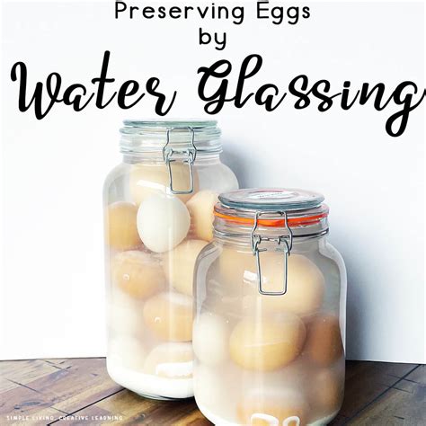 Preserving Eggs by Water Glassing - Simple Living. Creative Learning