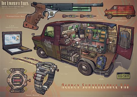 ArtStation - The Laundry Files - Agency Surveillance Van