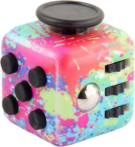 Yeefunjoy Juguete Antiestrés Stress Cube, Cubo Anti-estrees con 6 ...