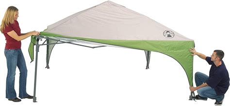 Buy Coleman 10' x 10' Outdoor Canopy Sun Shelter Tent with Instant ...
