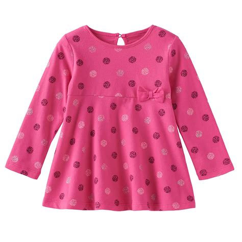 Baby Girl Jumping Beans® Printed Babydoll Tunic