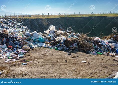 Garbage Pile in Trash Dump or Landfill. Pollution Concept Stock Image ...