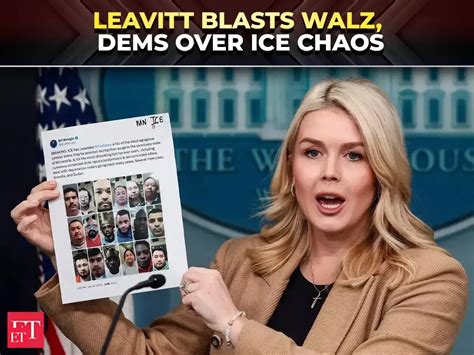 'Gov Walz fueling violence against ICE agents': Leavitt TORCHES Dems ...