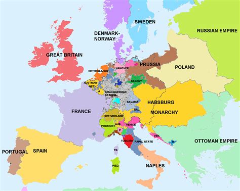 Europe 1789 before French Revolution #Maps #InterestingMaps #Interesting | French revolution ...