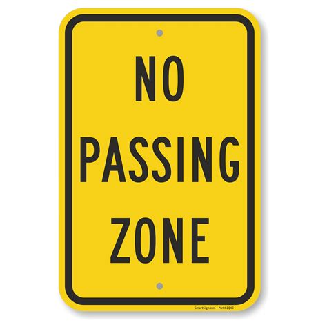 No Passing Zone Sign No Passing Sign: What Every Driver Should Know