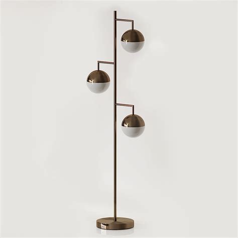 ORBS CHAMPAGNE FLOOR LAMP CB2 Exclusive 3D model | CGTrader