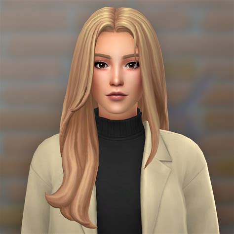 Images - QICC - Camellia Hair - Create a Sim - The Sims 4 - CurseForge ...