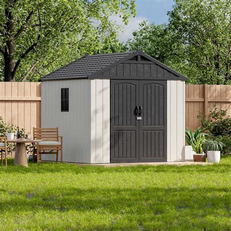 Patiowell 8x8 FT Outdoor Storage Shed, Plastic Shed Philippines | Ubuy