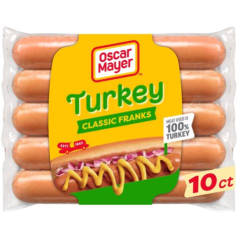 Turkey Wiener Hot Dogs