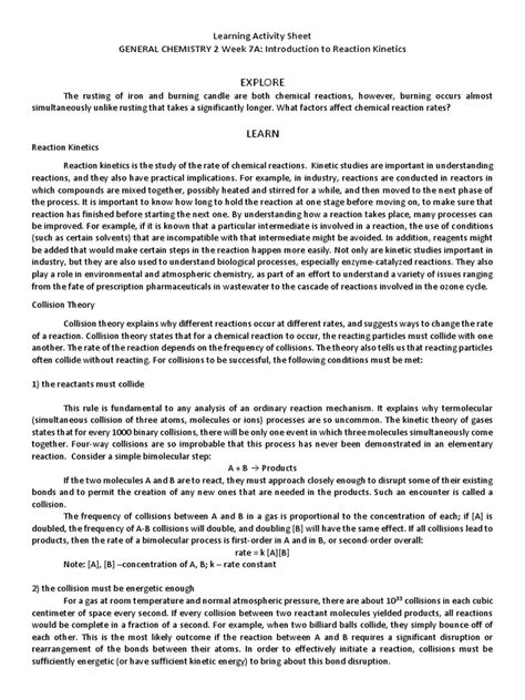 Image result for Basic Reaction Kinetics Tutorial