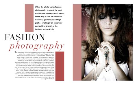 Fashion Magazine Spread Layout