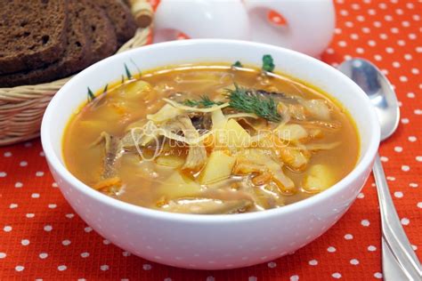 Постные щи с капустой и грибами - Пошаговый рецепт с фото. Овощные супы