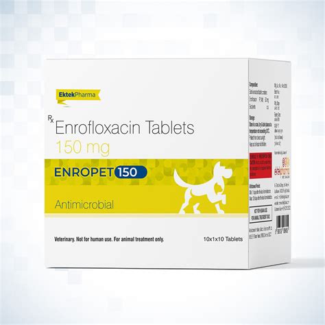 Enropet Tablets for Dogs & Cats | Infection Support | 2 Strips – Ektek ...